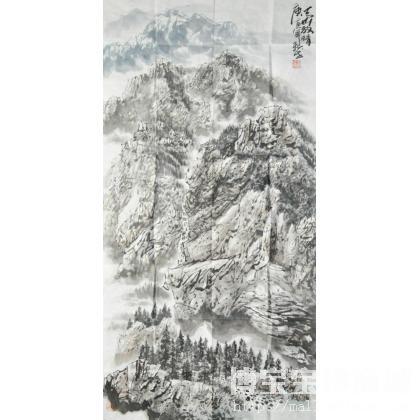 李新世天山放晴 类别: 国画山水作品