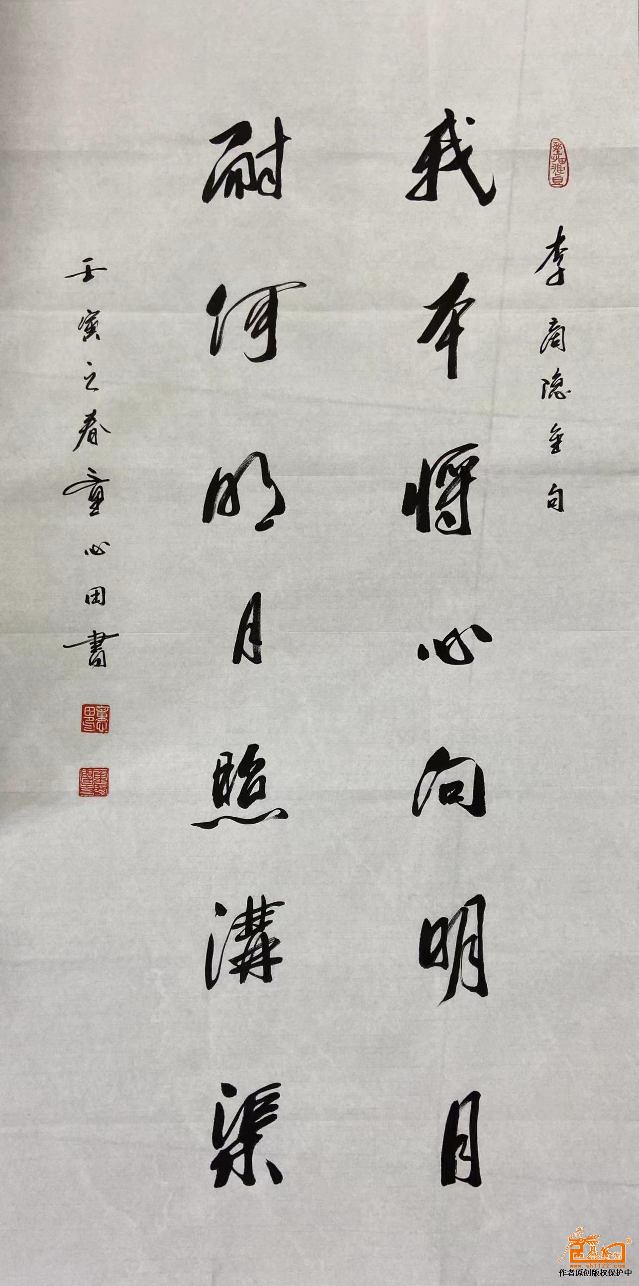 我本将心向明月奈何明月照沟渠